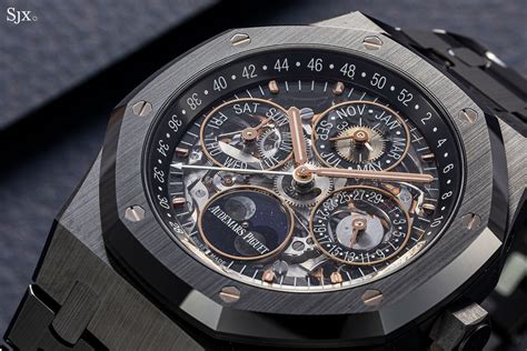 audemars piguet royal oak black skeleton|audemars piguet royal oak collection.